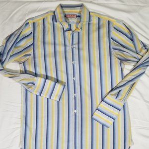 Assorted long sleeve men's PINK by Thomas Pink button down shirts